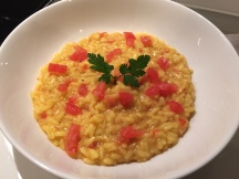 Tomato & saffron risotto